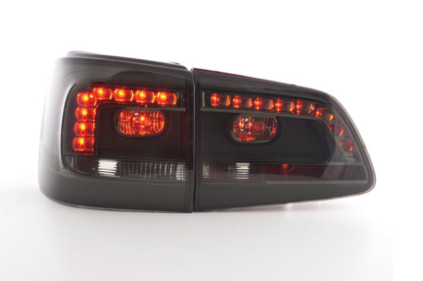 FK Set LED Lightbar REAR LIGHTS VW Touran 1T 2011+ Black Smoke Tail Lamps LHD