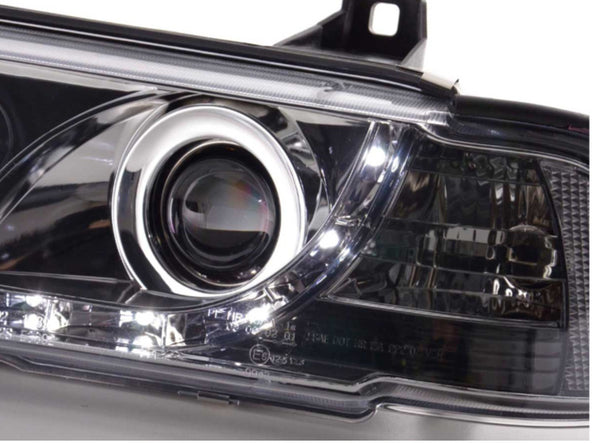 FK LED DRL Headlights Halo Ring BMW 3-Series E36 Coupe Cabrio 92-98 chrome