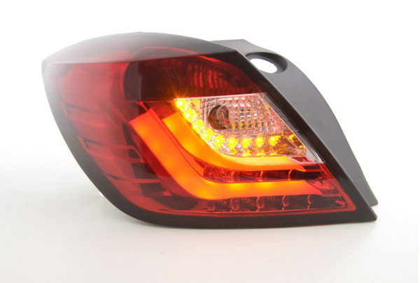 FK Paar LED-Lichtleiste DRL Rückleuchten Opel Vauxhall Astra H GTC 04-08 ROT