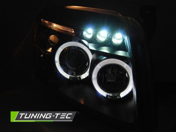 Tuning-Tec Pair LED DRL Halo Headlights DODGE CALIBER 06-12 LHD