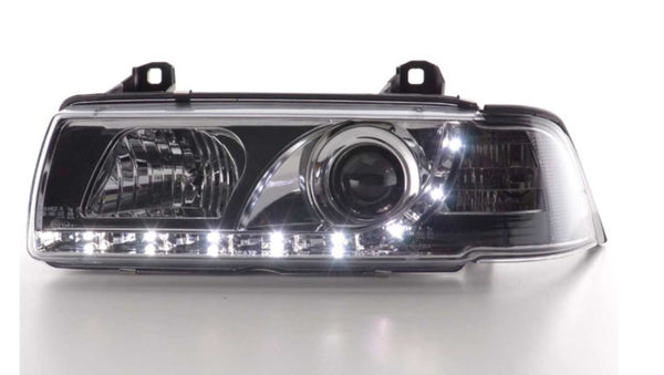 FK LED DRL Headlights Halo Ring BMW 3-Series E36 Coupe Cabrio 92-98 chrome