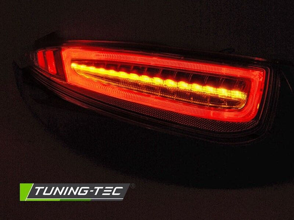 Tuning-Tec Pair LED Lightbar DRL Rear Lights PORSCHE 911 997 09-12 Clear Red LHD