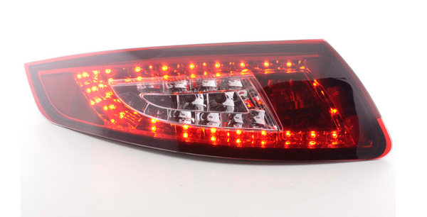 FK Pair LED DRL Lightbar Rear Lights Tail Lamps Porsche 911 997 05-09 red clear edition GT LHD