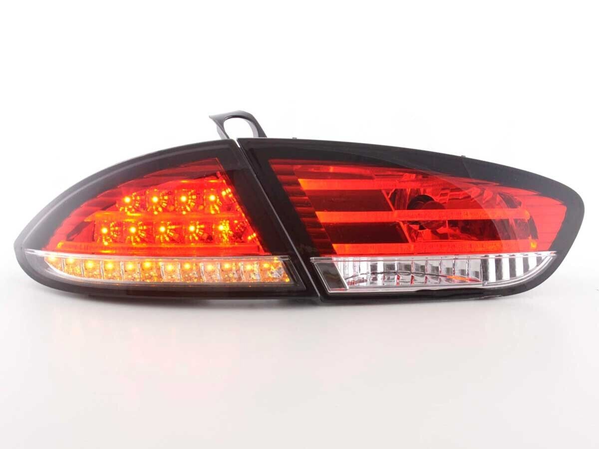 FK Pair LED Rear Lights Lightbar Seat Leon 2 MK2 1P 09-12 red clear  LHD