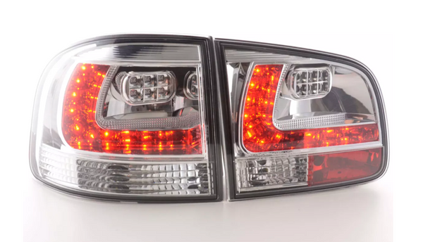 FK Pair LED DRL Rear Lights Lightbar VW Touareg 1 MK1 7L 03-09 Chrome LHDAuto &amp; Motorrad: Teile, Auto-Ersatz- &amp; -Reparaturteile, Lichter &amp; Leuchten!