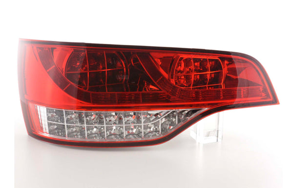 FK Pair Audi Q7 4L 06+ LED DRL Lightbar REAR TAIL BACK LIGHTS Red & Clear LHD