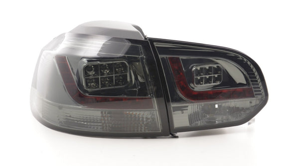 FK Set VW GOLF MK6 MK 6 08-12 1K LED REAR LIGHTS Lightbar BLACK SMOKE GTI RHD