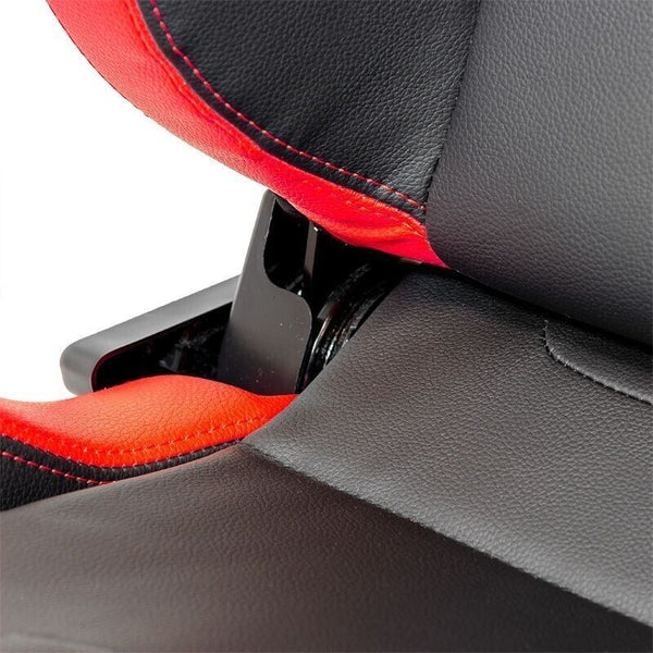 AUTOSTYLE RS6-II x1 Universal Sports Bucket Seat Black & Red + runners