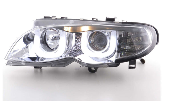 FK Pair LED DRL 3D Lightbar headlights BMW 3-Series E46 Saloon Touring 02-05 LHD