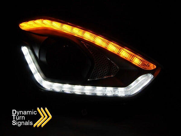 Tuning-Tec LED DRL Halo Lightbar Headlights Dynamic SUZUKI SWIFT 6 MK6 17+ LHD