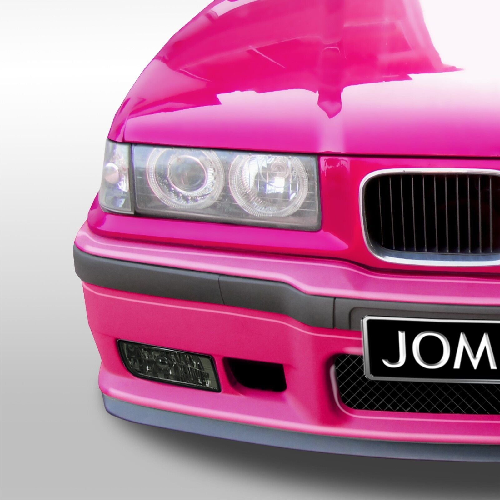 JOM BMW 3er 3-series E36 90-98 Front Bumper Polyp Unpainted + Grille Polyprop