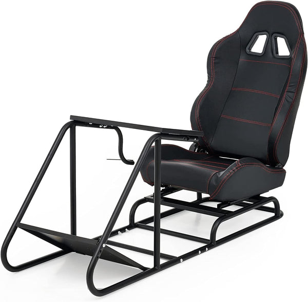 AZ Driving Game Sim Racing Frame Rig & Seat - Wheel Pedals Xbox PS PC Console F1