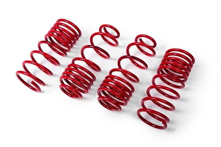 MTS Red Lowering Springs Set x4 BMW 5 Series E28 81-87 518 518 520 525 528 524d