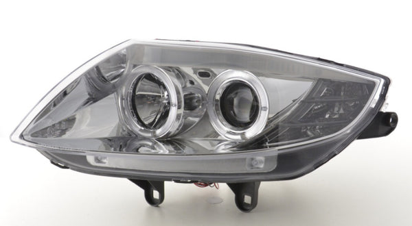 FK Pair LED DRL Halo Angel Eye headlights BMW Z4 E85 E86 03-08 M Chrome LHD