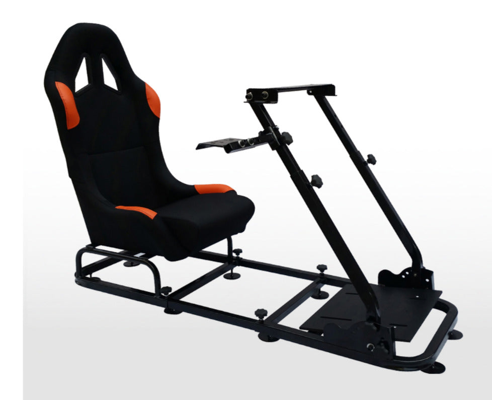 Driving Game Folding Chair Sim Racing Seat & Frame Xbox PS PC Gaming Wheel Rig