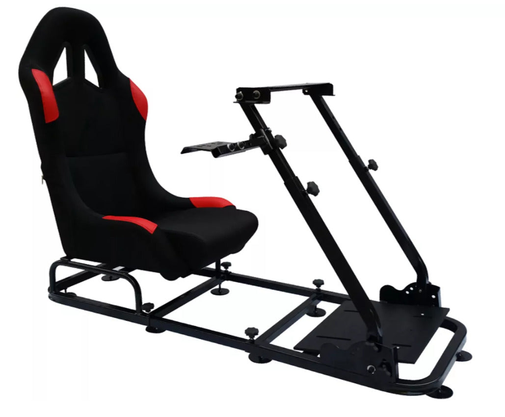 Driving Game Folding Chair Sim Racing Seat & Frame Xbox PS PC Gaming Wheel Rig