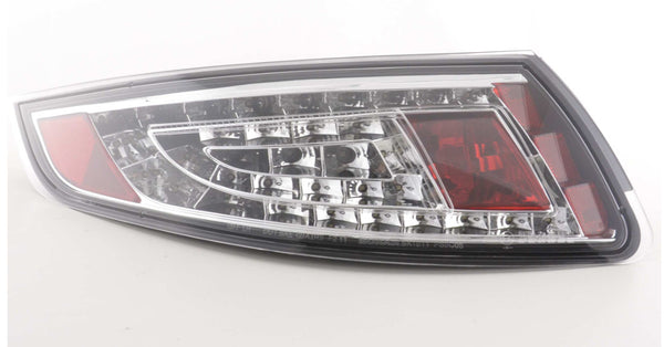 FK Pair LED DRL Lightbar Rear Lights Porsche 911 Tail 997 05-09 clear chrome LHD