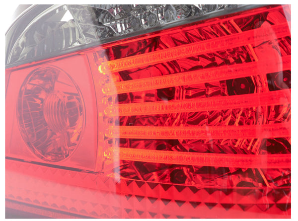 FK Pair LED SEQ Rear Lights BMW 5 series saloon E60 E61 03-07 Red Clear M5 LHD