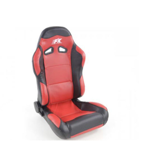 FK Universal Reclining Bucket Sports Seats - Red Carbon Design & Black Edition