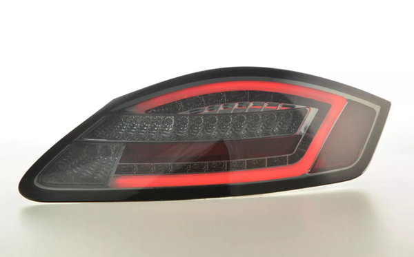 FK Paar LED-Rückleuchten Porsche Boxster 987 04–09, rauchfarben, links, GT3, animiert, seq