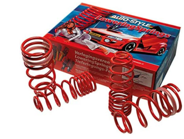 AS Red Lowering Springs Set x4 VW Golf VI 6 MK6 2.0 TDi