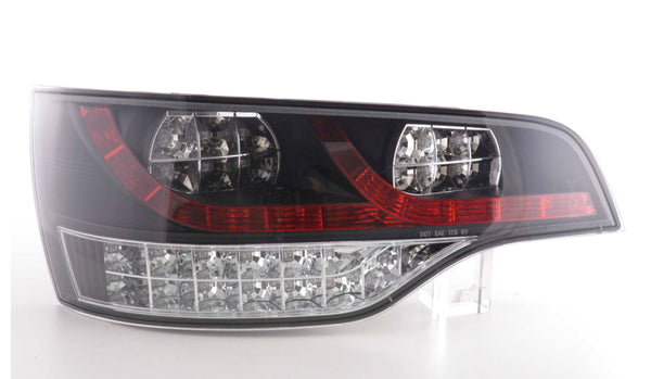 Set FK Audi Q7 4L 06+ black LED Lightbar DRL REAR TAIL BACK LIGHTS LHD