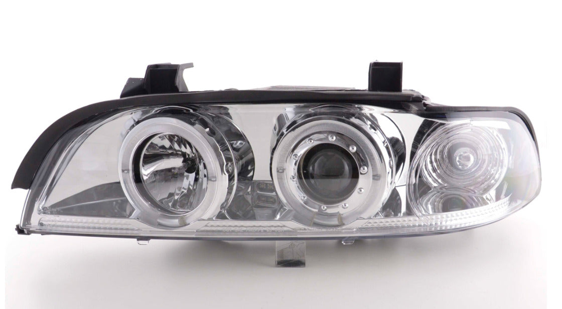 FK Pair LED DRL Projector headlights BMW 5-series E39 95-01 chrome M5 540 LHD