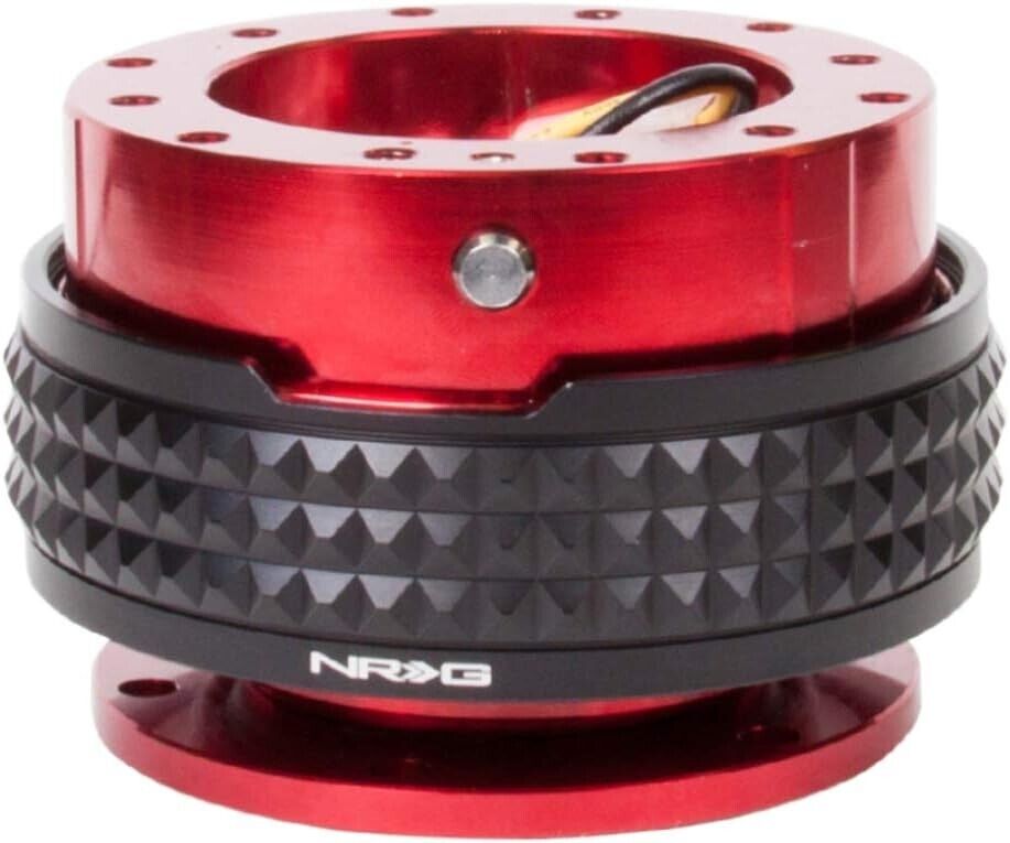 NRG Innovations SRK-210RD/BK Forged Quick Release Steering Wheel Boss Hub Red