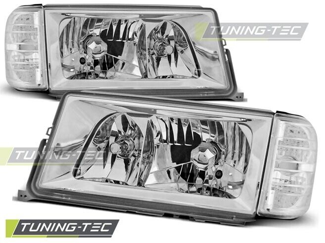 Tuning-Tec Pair LED DRL Halo Lightbar Headlights MERCEDES W201 190 82-93 LHD