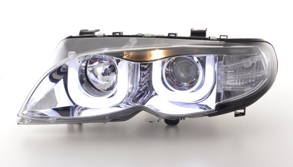 FK Pair LED DRL 3D Halo headlights BMW 3-Series E46 Saloon Touring 02-05 LHD