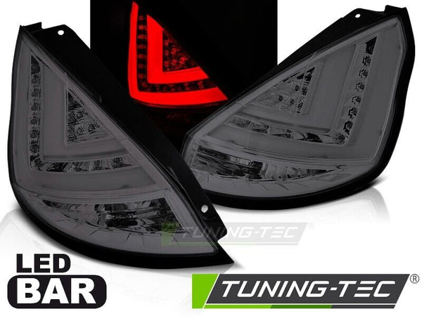 Tuning-Tec Pair LED Lightbar DRL Rear Lights Ford Fiesta Mk7 7 08-12 HB LHD