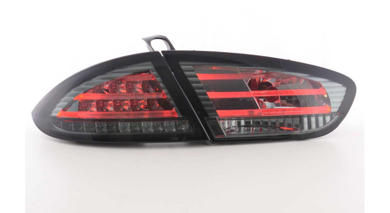 FK Pair LED Rear Lights Lightbar Seat Leon 2 MK2 1P 09-12 Black Smoke LHDAuto &amp; Motorrad: Teile, Auto-Ersatz- &amp; -Reparaturteile, Lichter &amp; Leuchten!