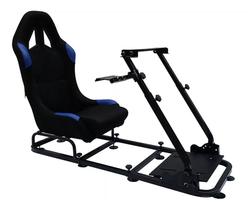 Sim Chair Racing Seat Driving Game Xbox Playstation PC VR Steering Wheel Pedals