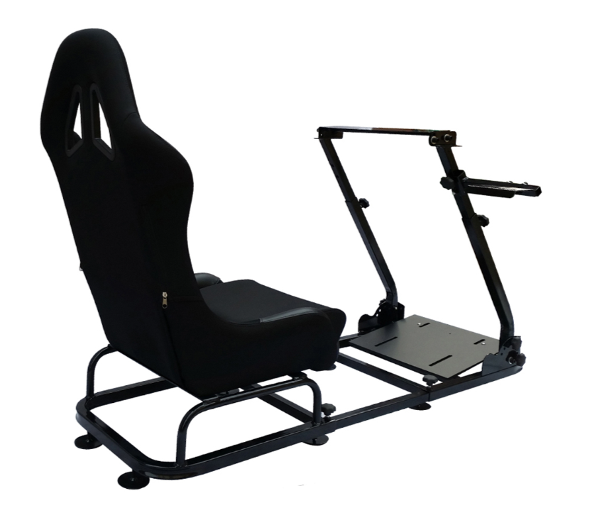 Fahrspiel-Klappstuhl, Sim-Racing-Sitz und Rahmen, Stoff-Gaming-Rad-Rig