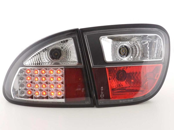 FK Set Seat Leon 1 1M 99-05 LED Lightbar DRL Rear Lights DRL Black Smoke LHD