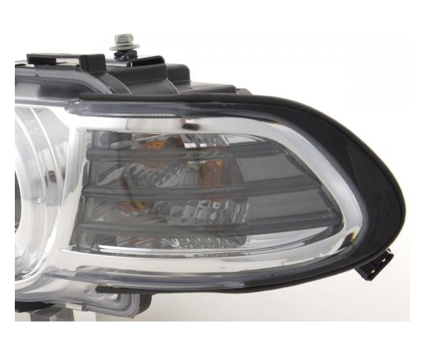 FK Pair LED DRL Xenon Projector headlights BMW 7-series E38 99-02 chrome LHD