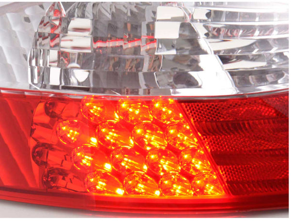 FK Pair LED Lightbar DRL Rear Lights Porsche Boxster 986 1996-2004 clear red LHD