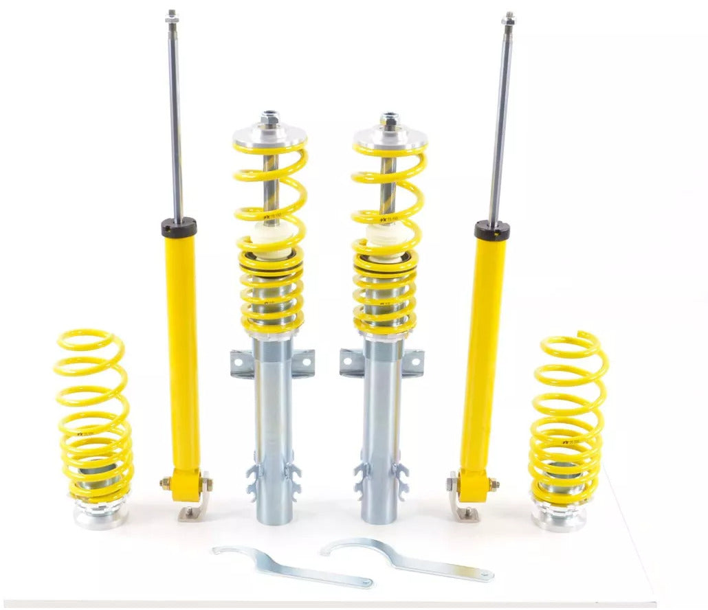 FK AK Street Coilovers Adjustable Lowering Spring Kit TUV VW Polo 6R 6C 09-17