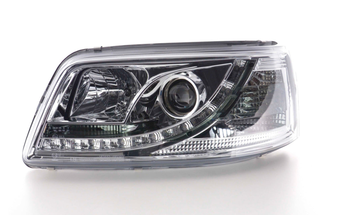 FK LED DRL Lightbar headlights VW Van Camper Transporter T5 7J / 7H 03-09 LHD