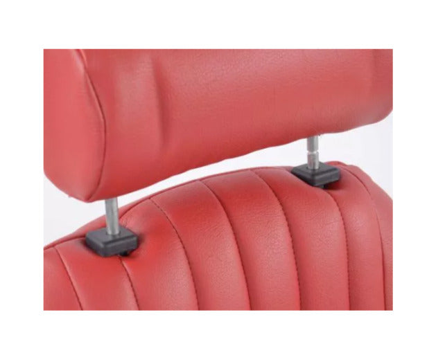 FK RED Classic Car Retro Kit Speedster Fixed Back Bucket Seats WITH Runners