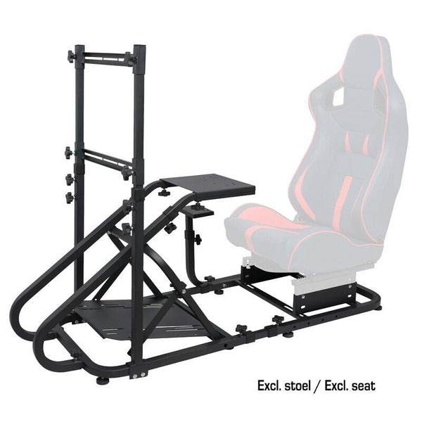 ATS Driving Game Sim Racing Frame Rig for Screen Seat Wheel Pedals Xbo ...