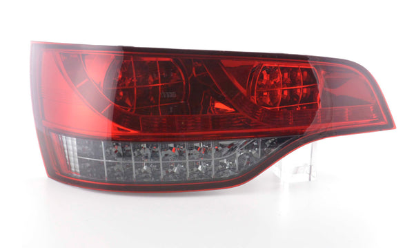 FK Pair Audi Q7 4L 06+ LED DRL Lightbar REAR TAIL BACK LIGHTS Red & Black LHD