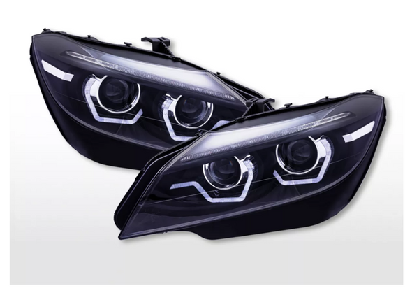 FK Pair LED DRL Projector Halo Lightbar headlights BMW Z4 E89 2009-2013 LHD