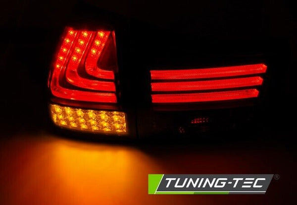 Tuning-Tec Pair LED DRL Lightbar Rear Lights LEXUS RX 330 350 03-08 Black LHD