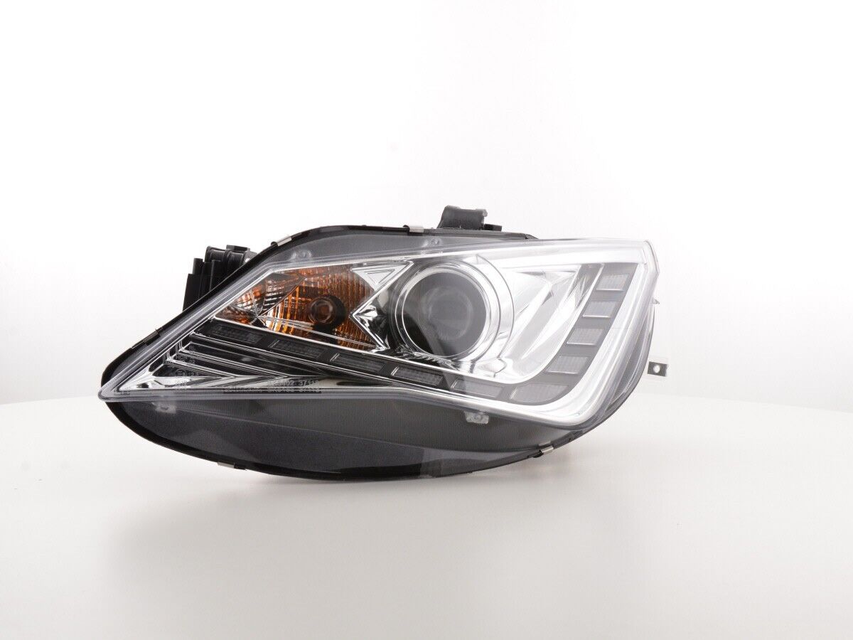 FK Pair LED DRL Lightbar DELUXE headlights Seat Ibiza 6J 4 MK4 12+ CHROME LHD