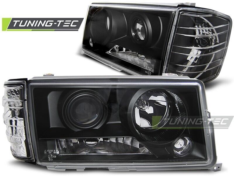 Tuning-Tec Pair LED DRL Halo Lightbar Headlights MERCEDES W201 190 82-93 LHD