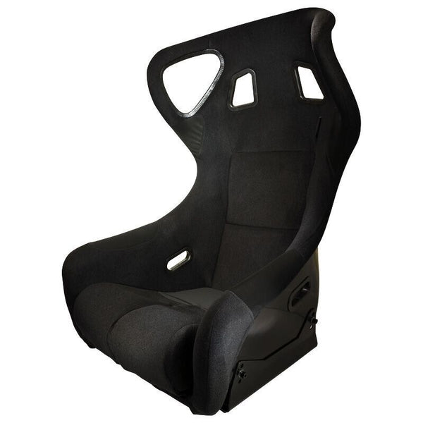 AST x2 Universal Sports Bucket Seats BS6 Race Black Fixed Back + slides