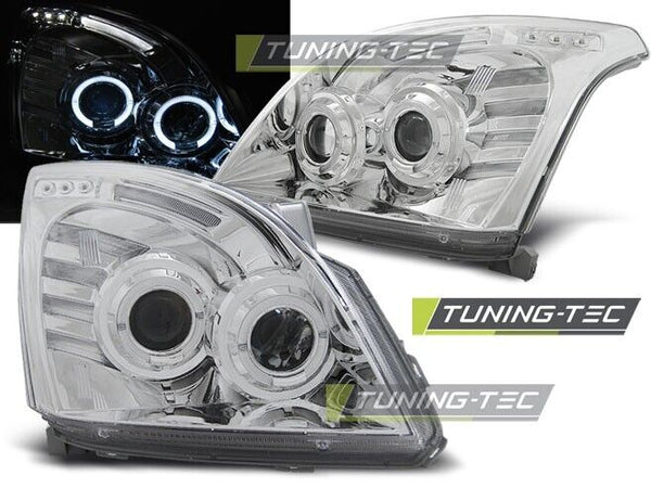 Tuning-Tec LED DRL Halo Ring Headlights TOYOTA LAND CRUISER 120 03-09 LHD