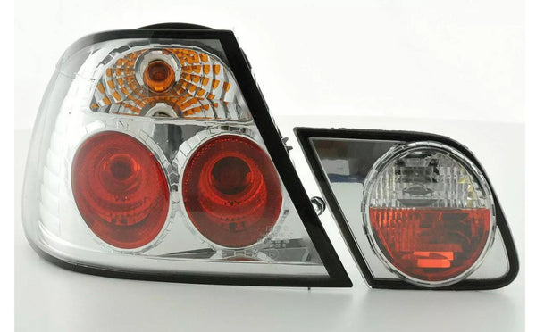 FK Pair REAR LIGHTS BMW 3-series E46 Coupe 99-02 Chrome LHD