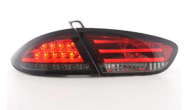 FK Pair LED Rear Lights Lightbar Seat Leon 2 MK2 1P 09-12 Black Smoke LHD